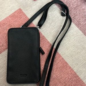 HAMMITT cell phone holder crossbody bag Black